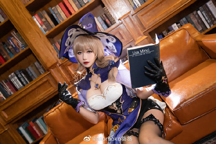 【COS正片】原神丽莎cos魅力的蒙德图书管理员 Momoko葵葵 - 第3张 - 机器猫次元