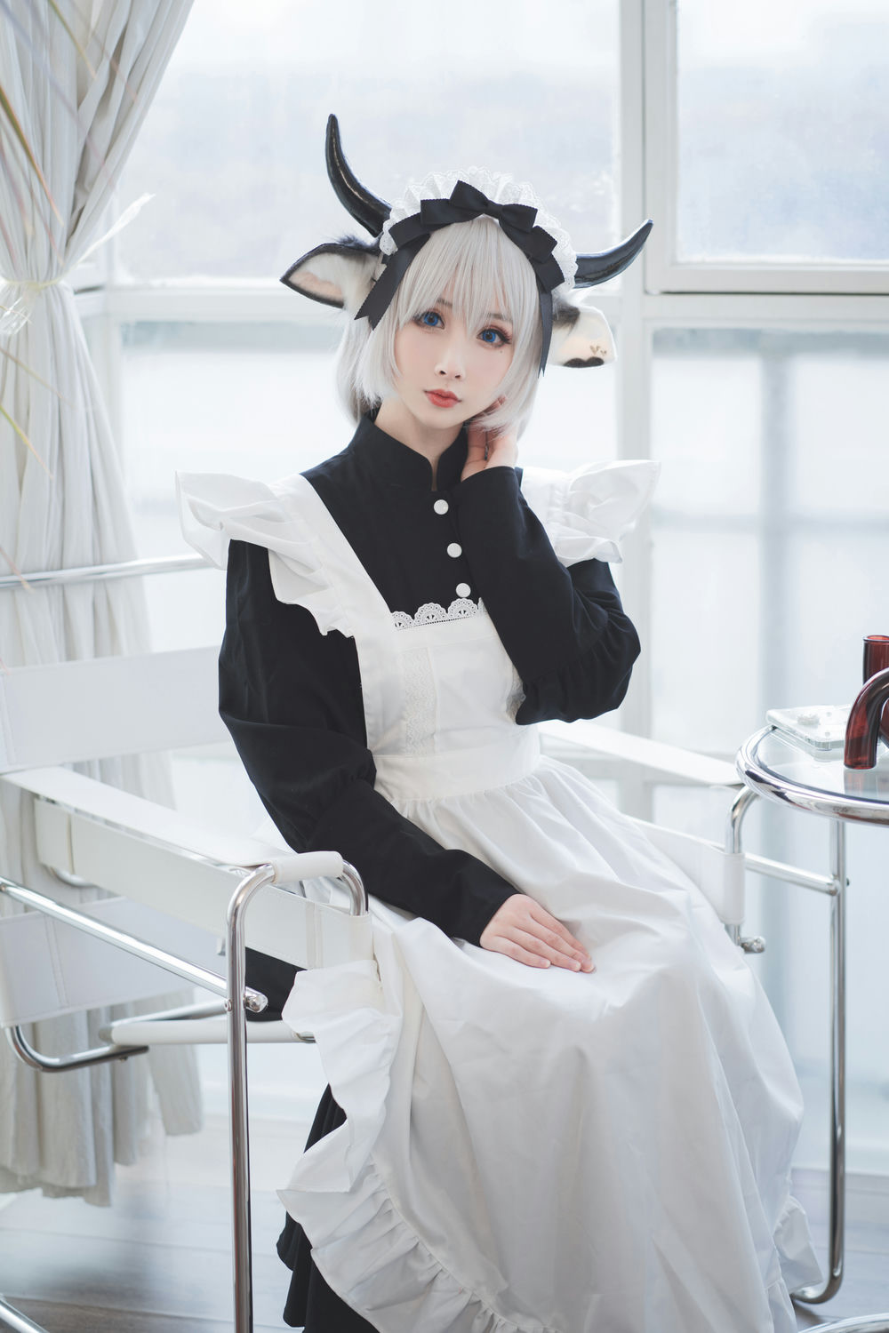 rioko凉凉子 - 贴心的牛奶女仆 [45P-465MB] - 第1张 - 机器猫次元